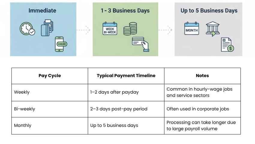Why Employee not getting paid on time reasons